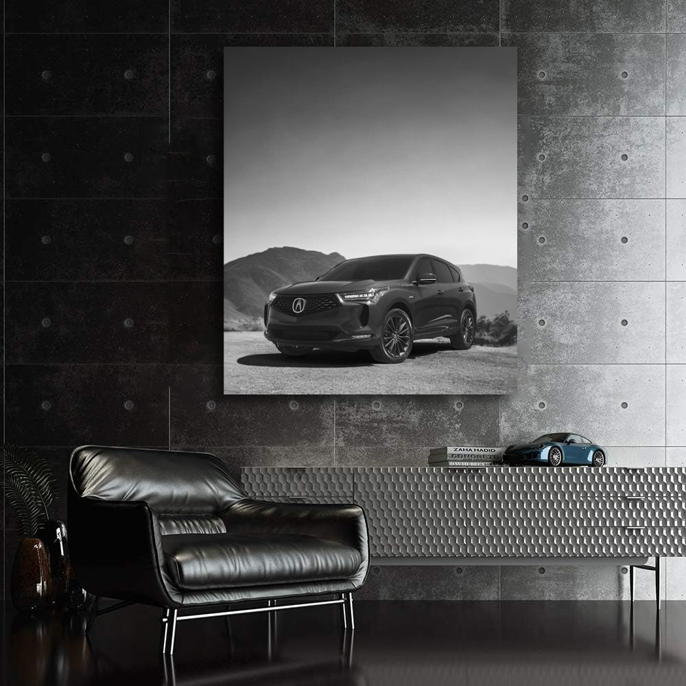 Acura Black & White - Model 2, Sleek and Stylish Ride