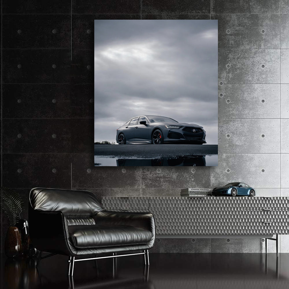 Acura in Overcast Weather - Dynamic Elegance