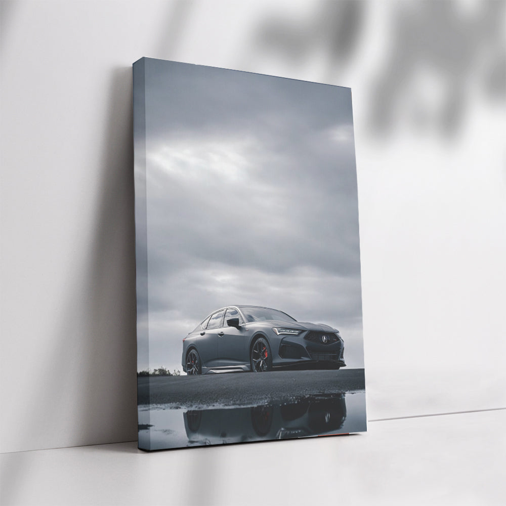 Acura in Overcast Weather - Dynamic Elegance