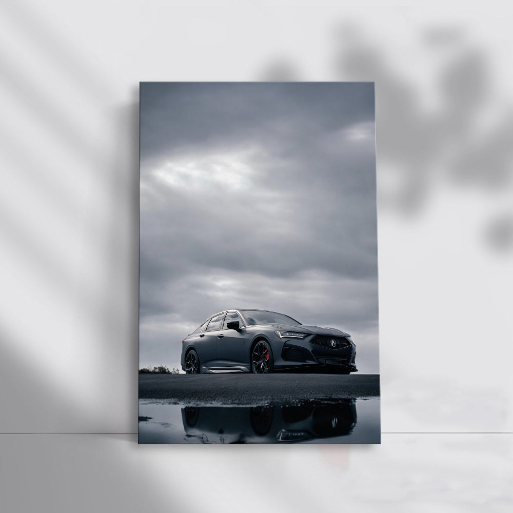 Acura in Overcast Weather - Dynamic Elegance