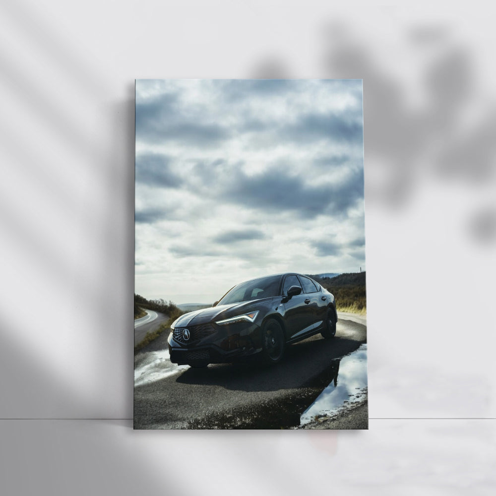 Acura in Overcast Skies - Blend of Elegance and Power