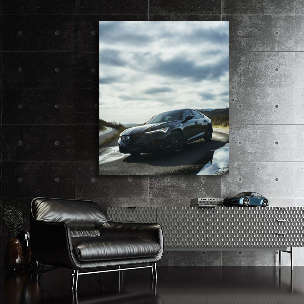 Acura in Overcast Skies - Blend of Elegance and Power