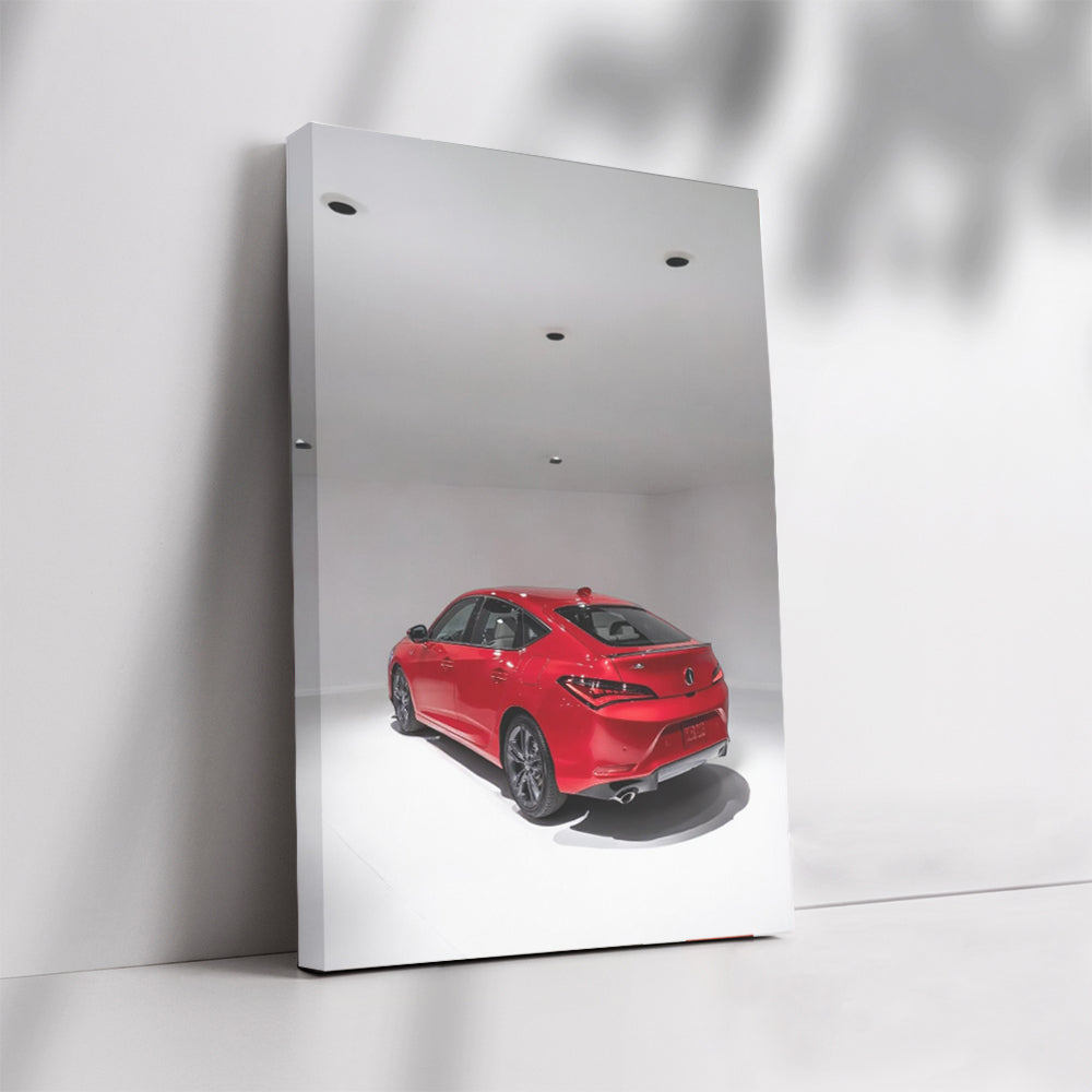Acura Parked Neatly - Sleek and Stylish Design