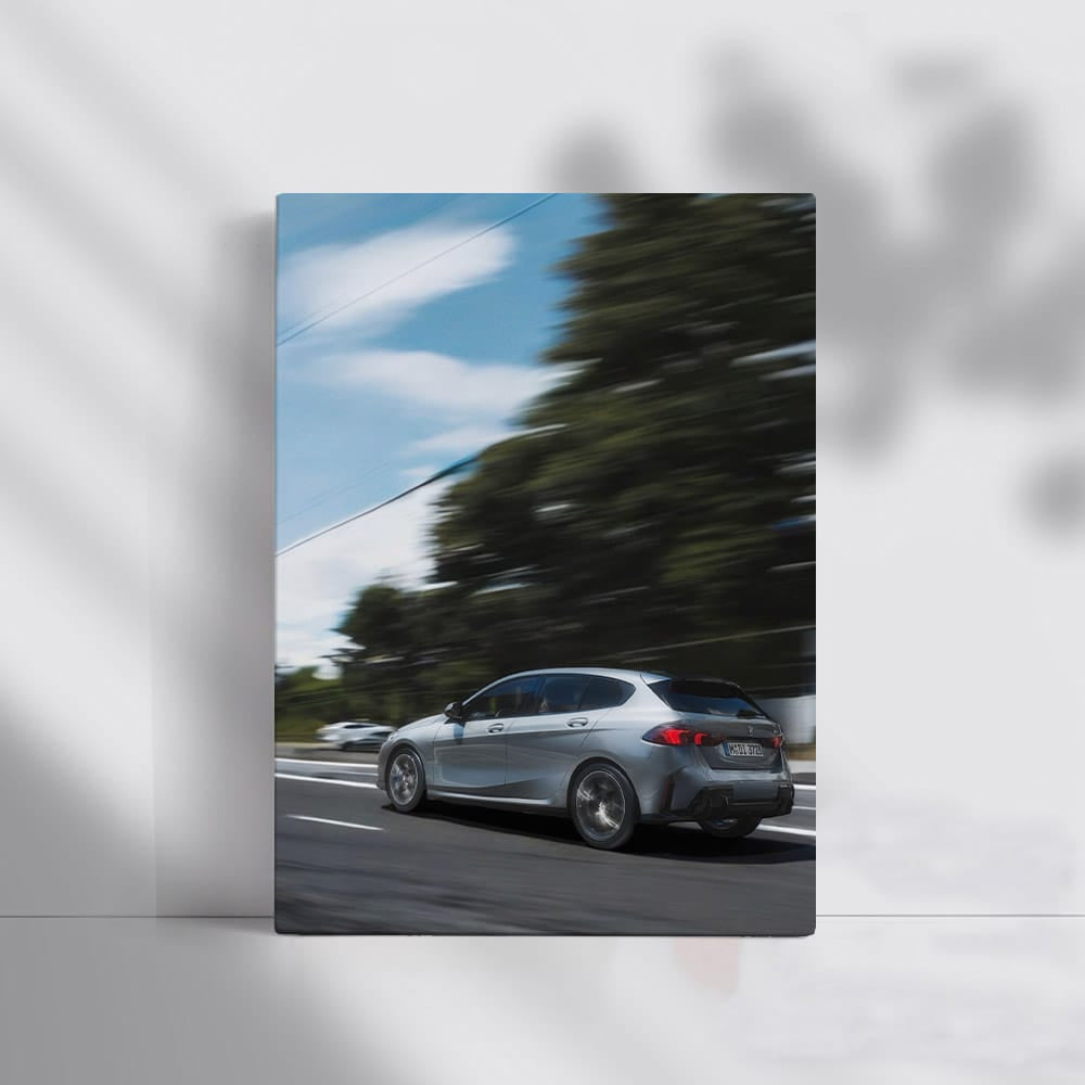 Sleek Grey BMW 1 Series - Compact Luxury in Motion