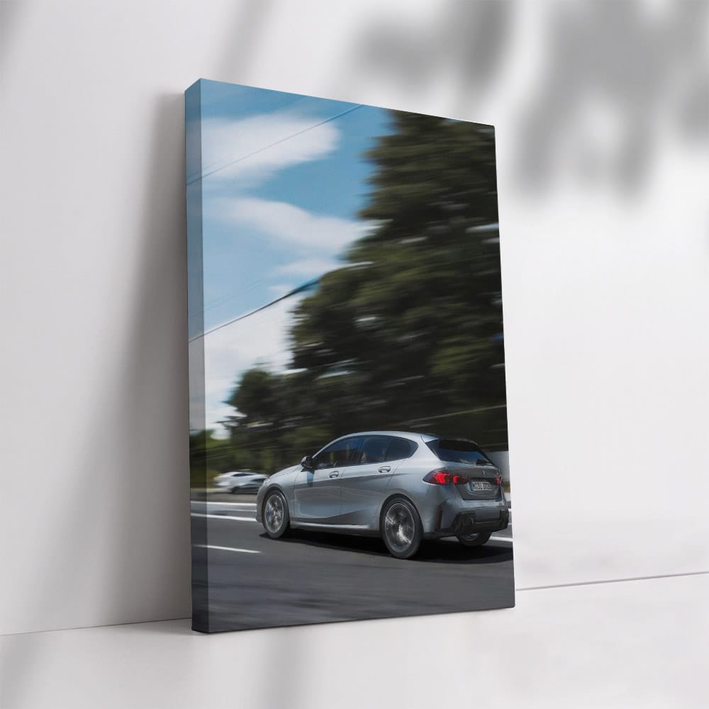 Sleek Grey BMW 1 Series - Compact Luxury in Motion