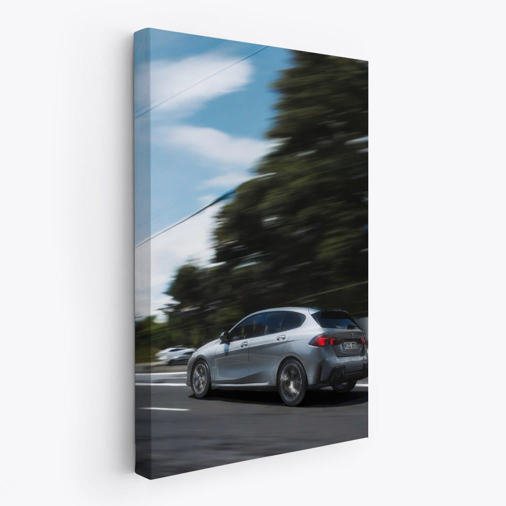 Sleek Grey BMW 1 Series - Compact Luxury in Motion