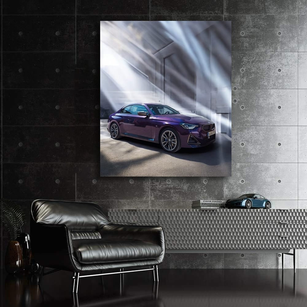 Purple BMW 2 Series Coupe - Dynamic Elegance on Wheels