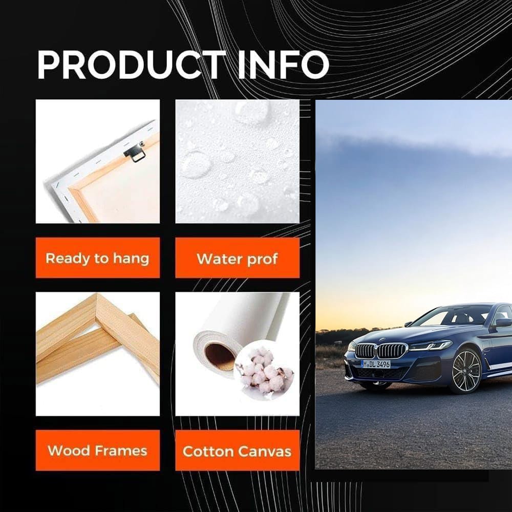 BMW 5 Series Sedan Blue - Elegant and Powerful Design