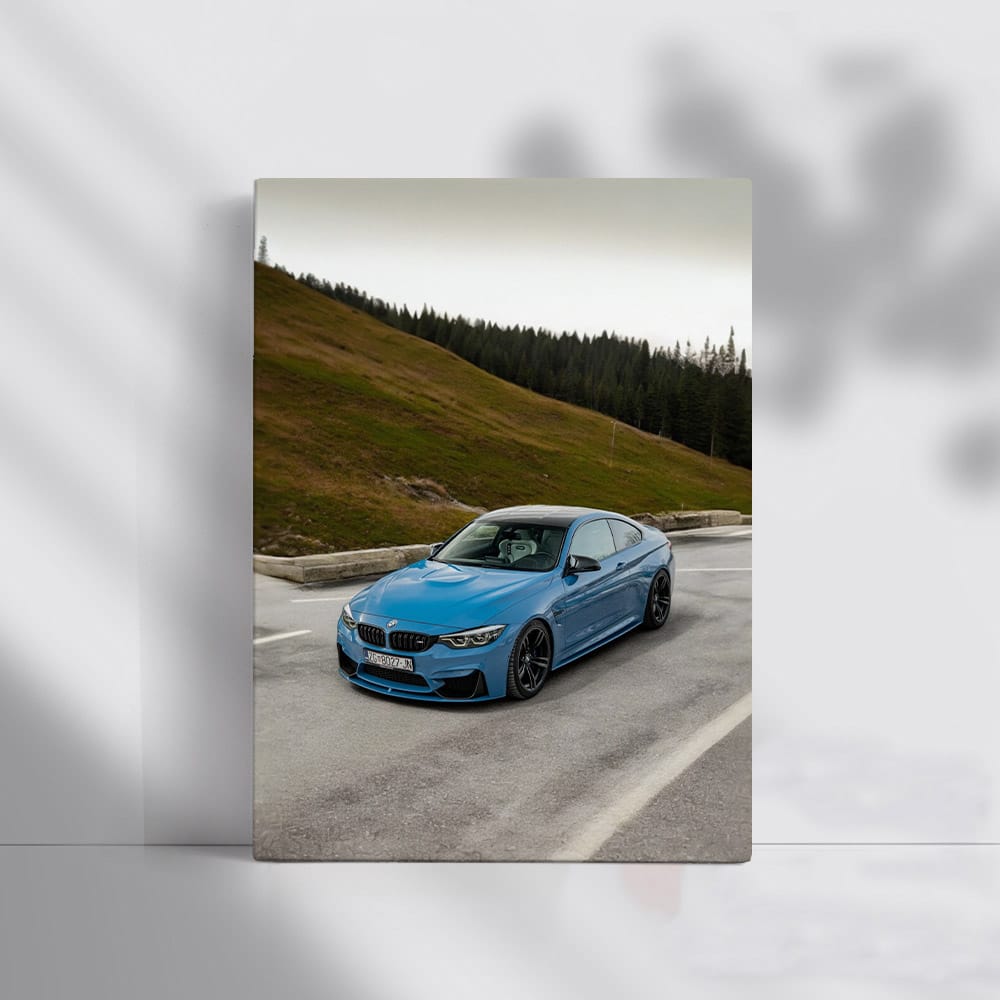 Blue BMW F82 M4 Competition - Peak Performance Redefined