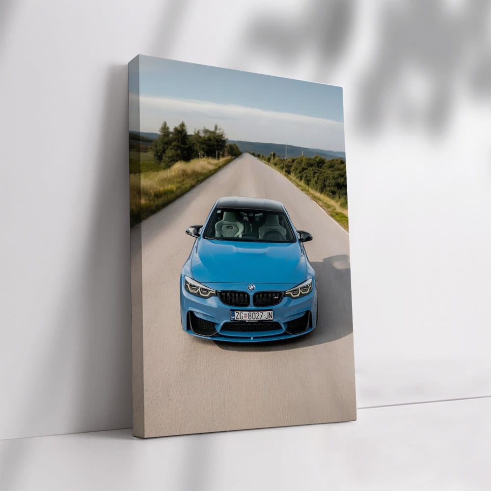 Blue BMW F82 M4 Competition - Performance and Style