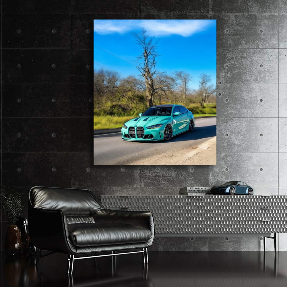 BMW G80 M3 in Tiffany Blue - Elegance Meets Performance
