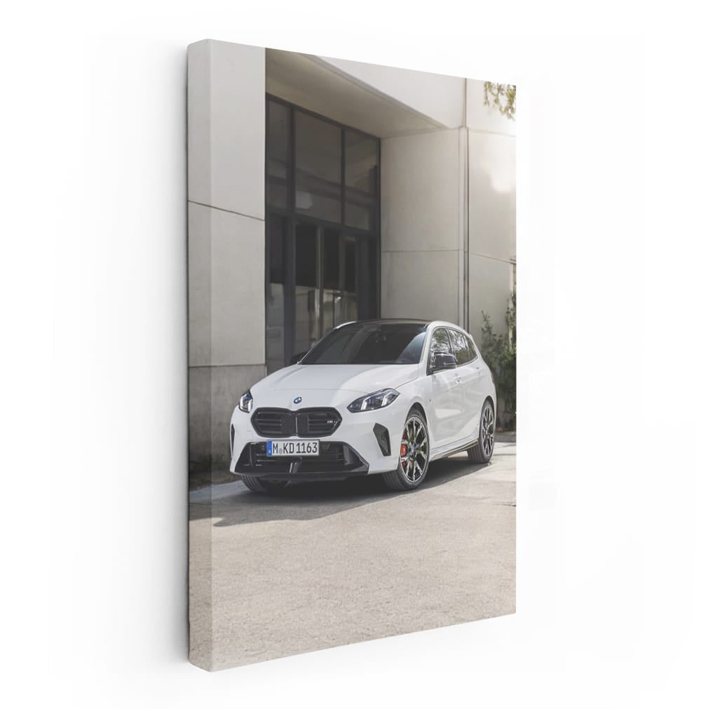 BMW M135 White - Dynamic Performance, Youthful Spirit