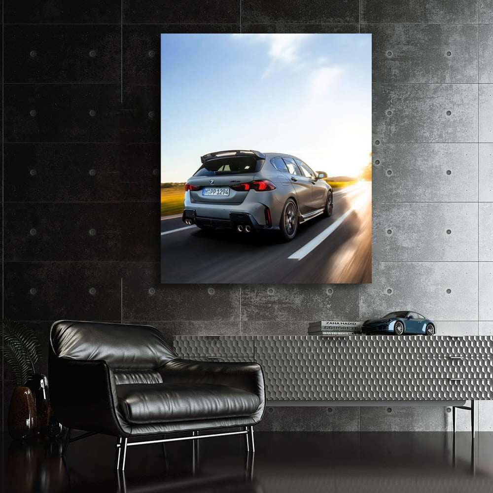 BMW M135 xDrive in Grey - Dynamic and Powerful Design