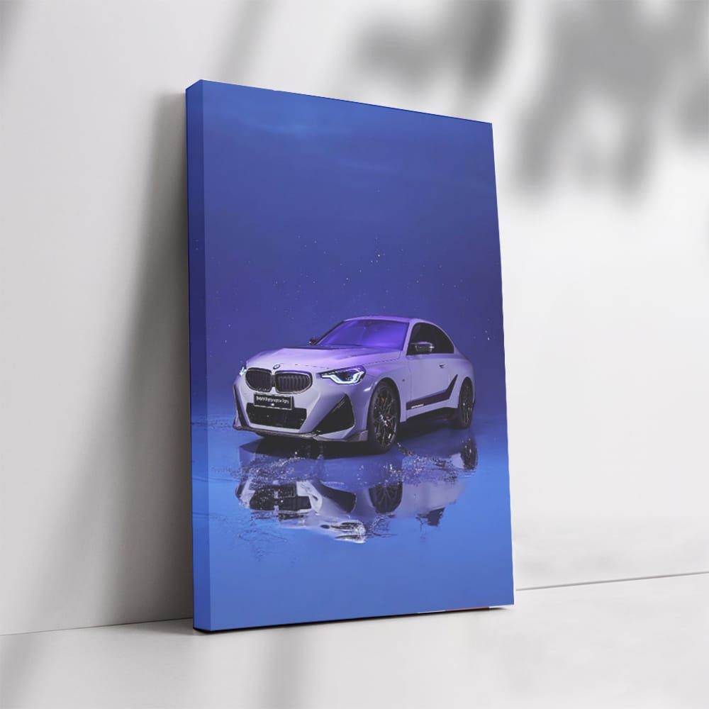 BMW M240i Against Vibrant Purple: Power Meets Elegance