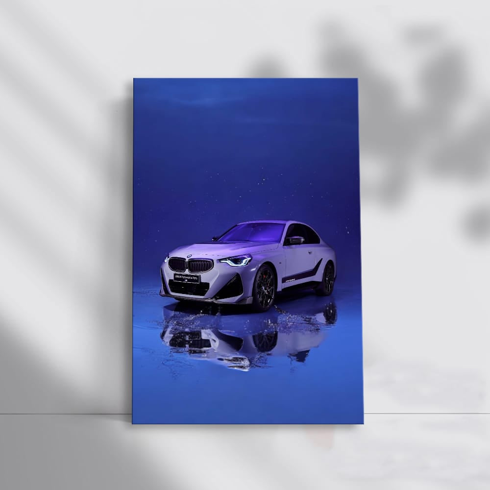 BMW M240i Against Vibrant Purple: Power Meets Elegance