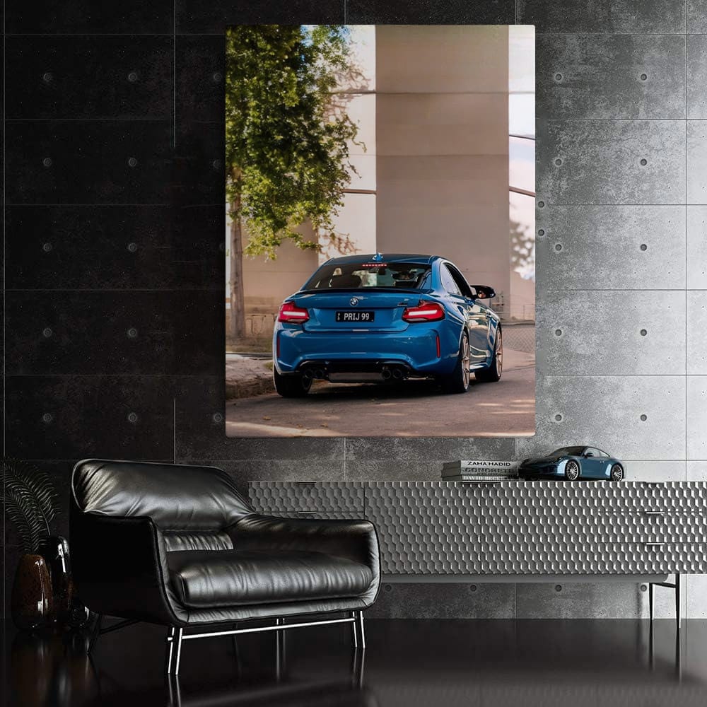 Striking Blue BMW M2 Competition: Power Meets Elegance