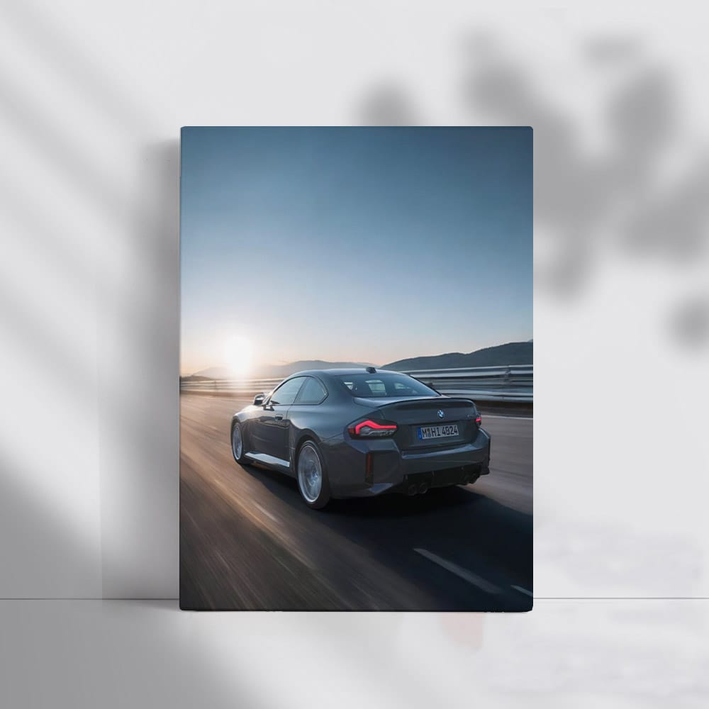 BMW M2 in Gray on Sunny Day - Sleek Performance Machine