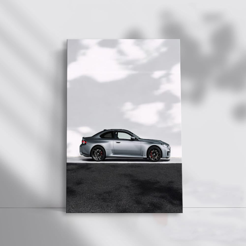 BMW M2 in Matte Grey: Sleek Minimalist Design