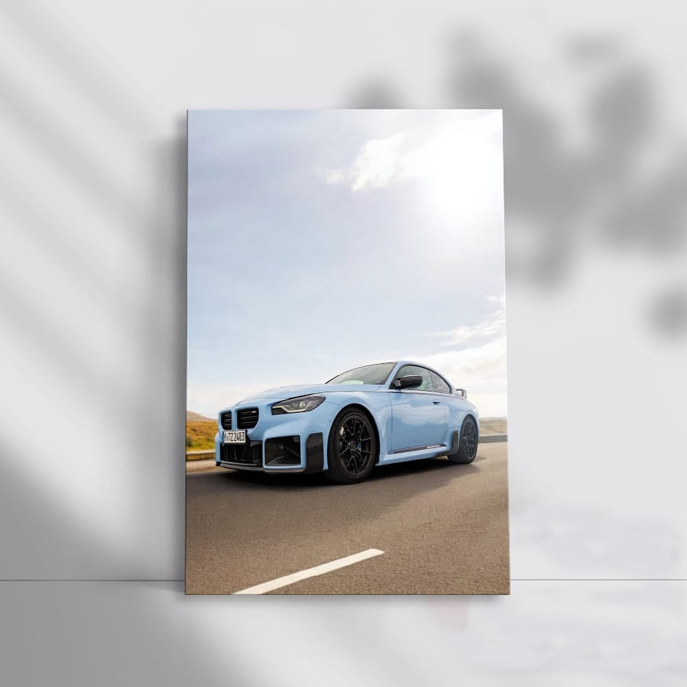 BMW M2 in Light Blue - Sleek, Sporty, and Stylish Ride