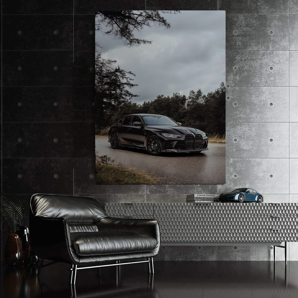 BMW M3 Competition Sedan in Frozen Black - Bold Elegance