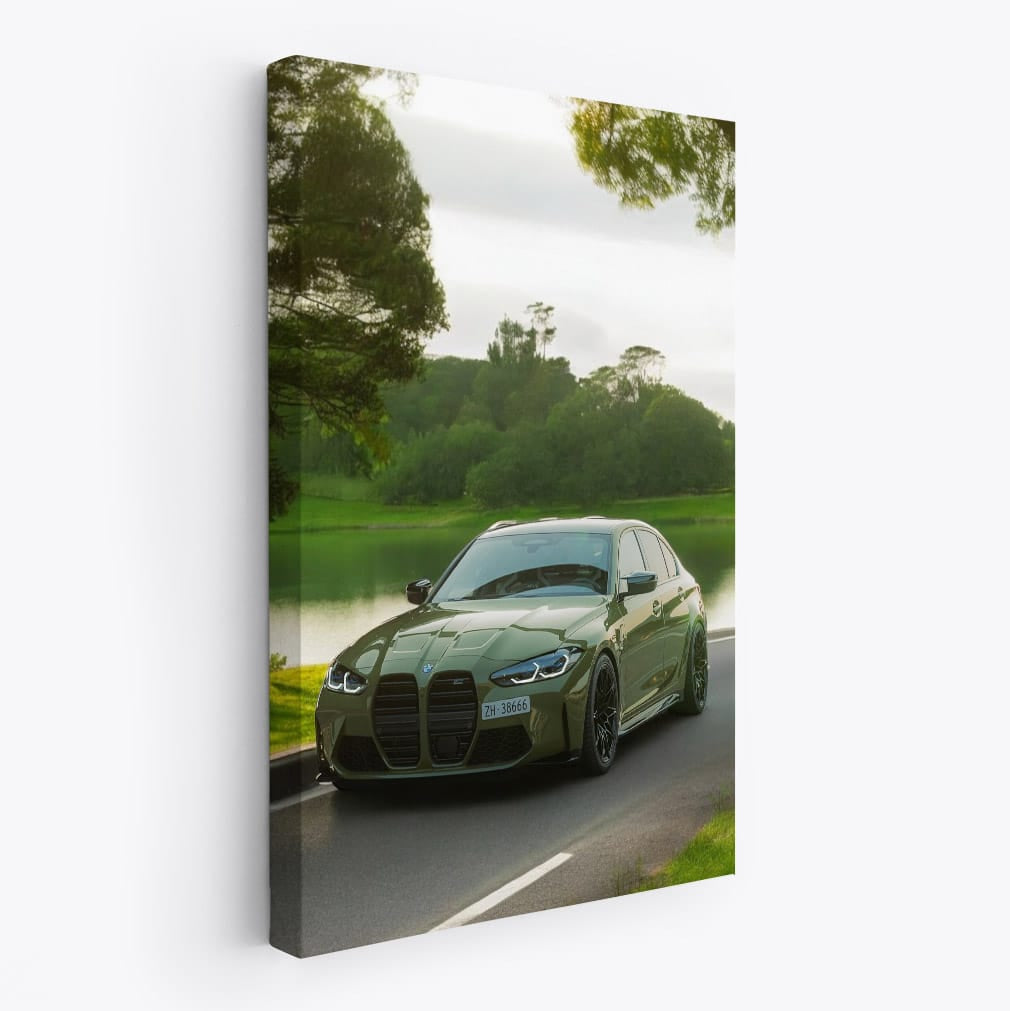 BMW M3 Competition Sedan in Green - Power and Elegance