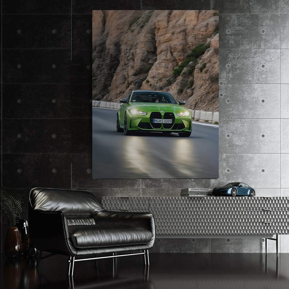 Green BMW M3 Competition Sedan with M xDrive - Dynamic Power