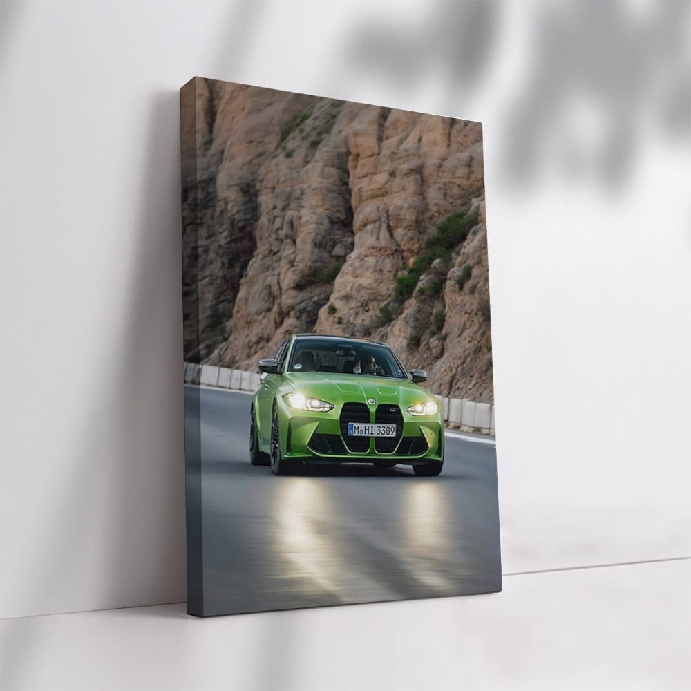 Green BMW M3 Competition Sedan with M xDrive - Dynamic Power