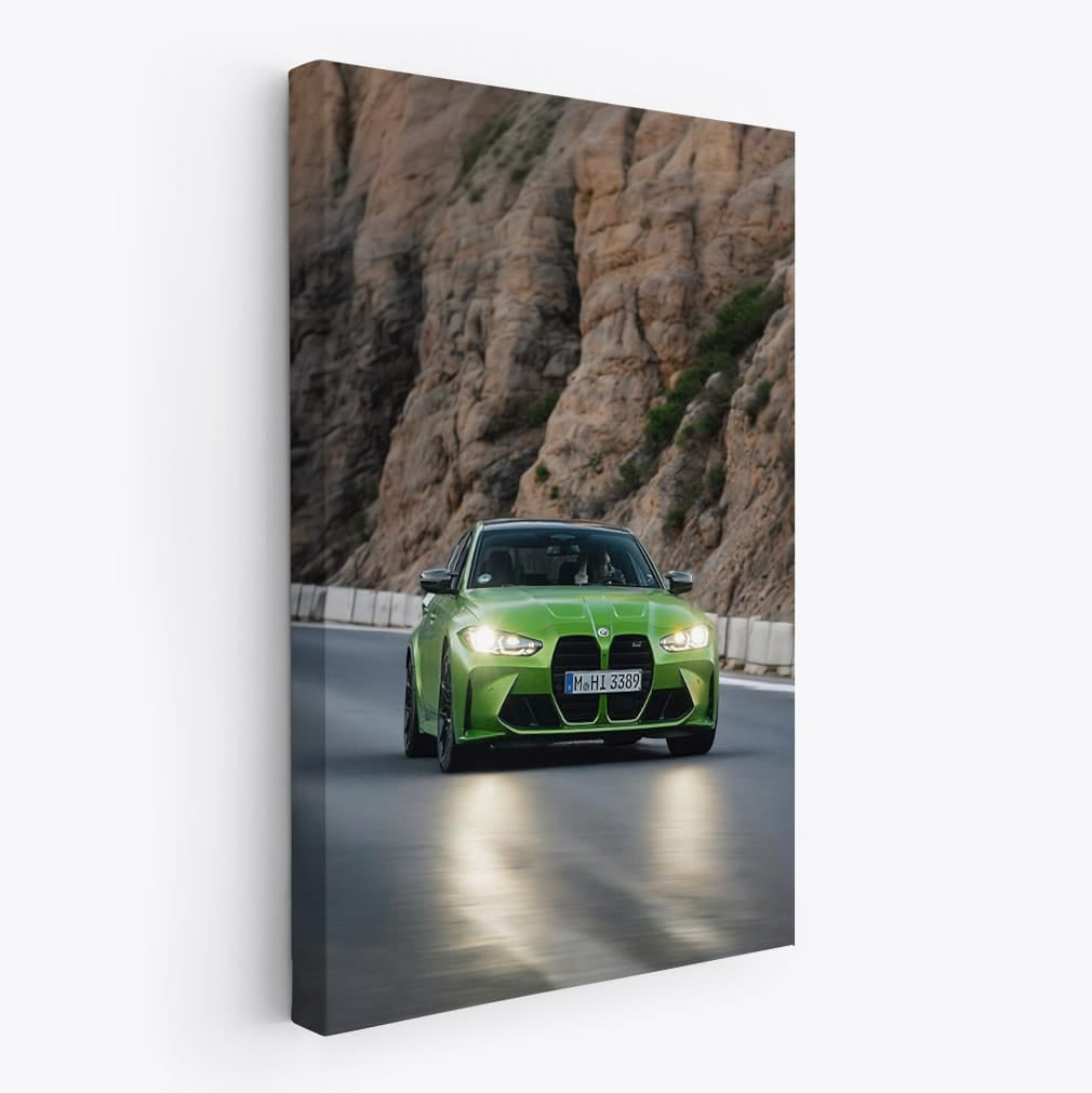 Green BMW M3 Competition Sedan with M xDrive - Dynamic Power