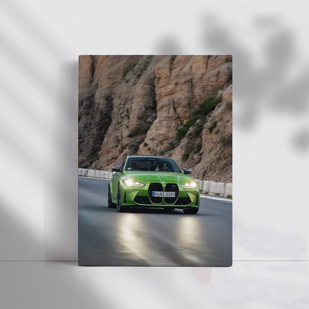Green BMW M3 Competition Sedan with M xDrive - Dynamic Power
