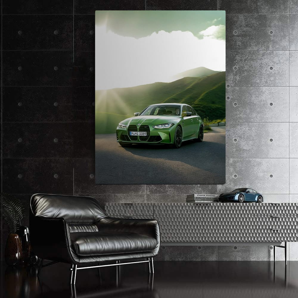 BMW M3 Competition Sedan with M xDrive in Green - Power Redefined
