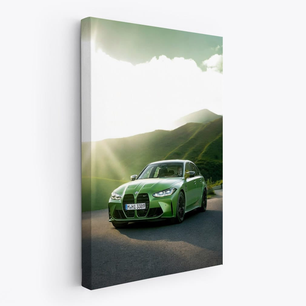 BMW M3 Competition Sedan with M xDrive in Green - Power Redefined