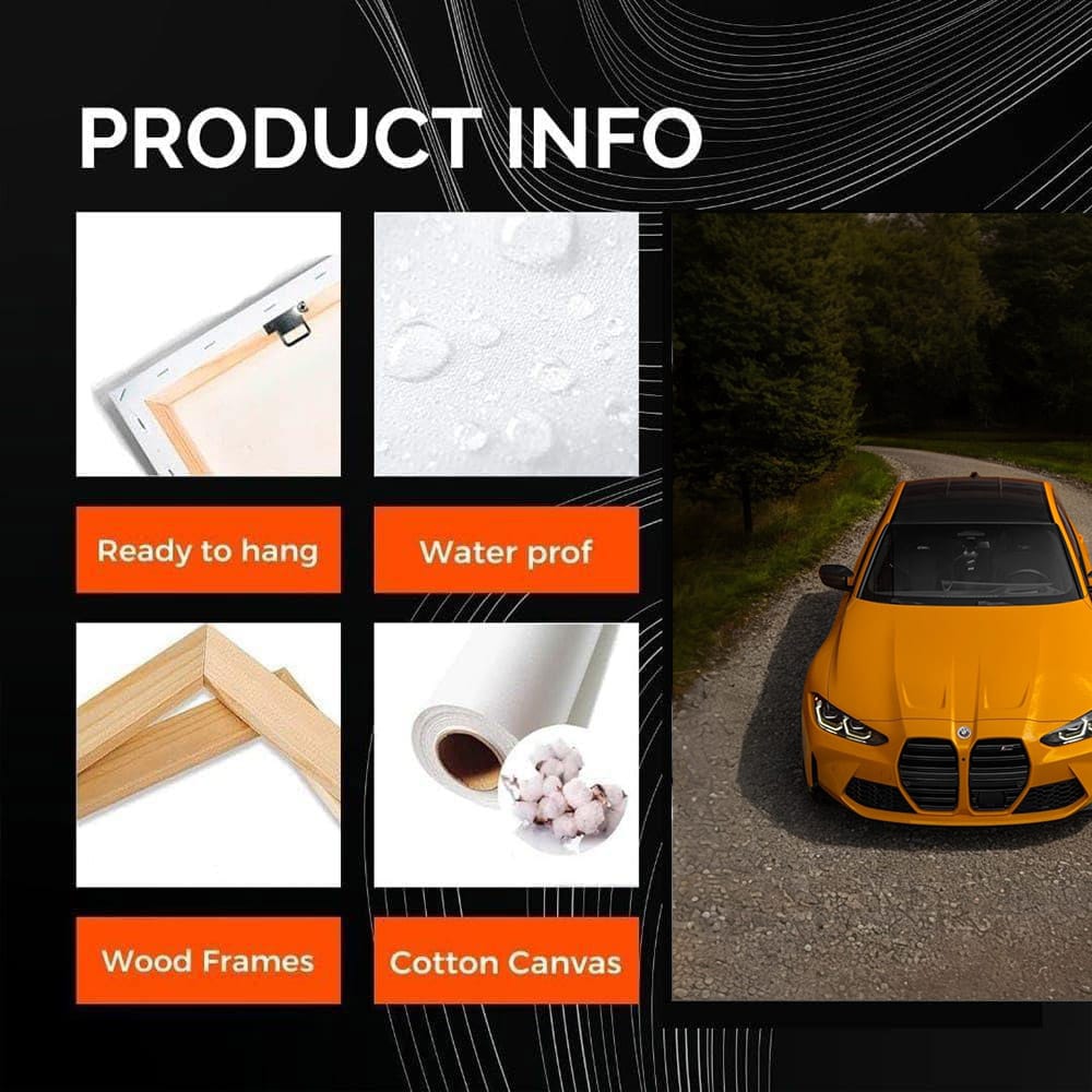 BMW M3 Competition Sedan with M xDrive in Orange - Pure Thrill