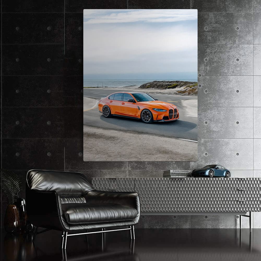 BMW M3 Competition Sedan in Orange with M xDrive - Pure Thrill