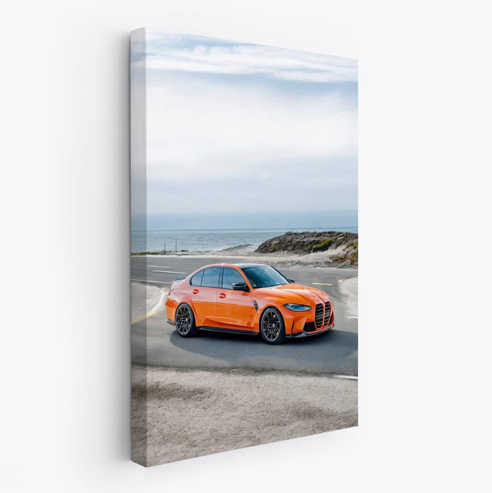 BMW M3 Competition Sedan in Orange with M xDrive - Pure Thrill