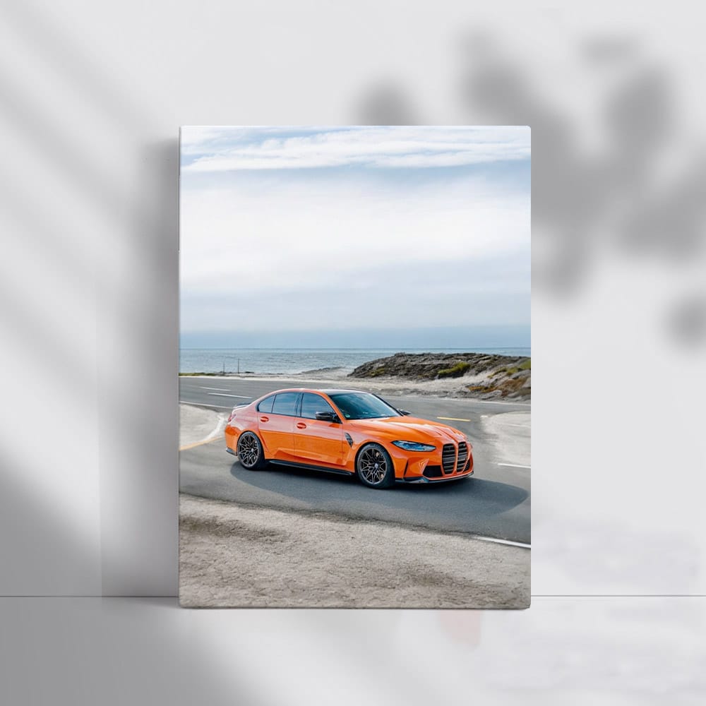 BMW M3 Competition Sedan in Orange with M xDrive - Pure Thrill