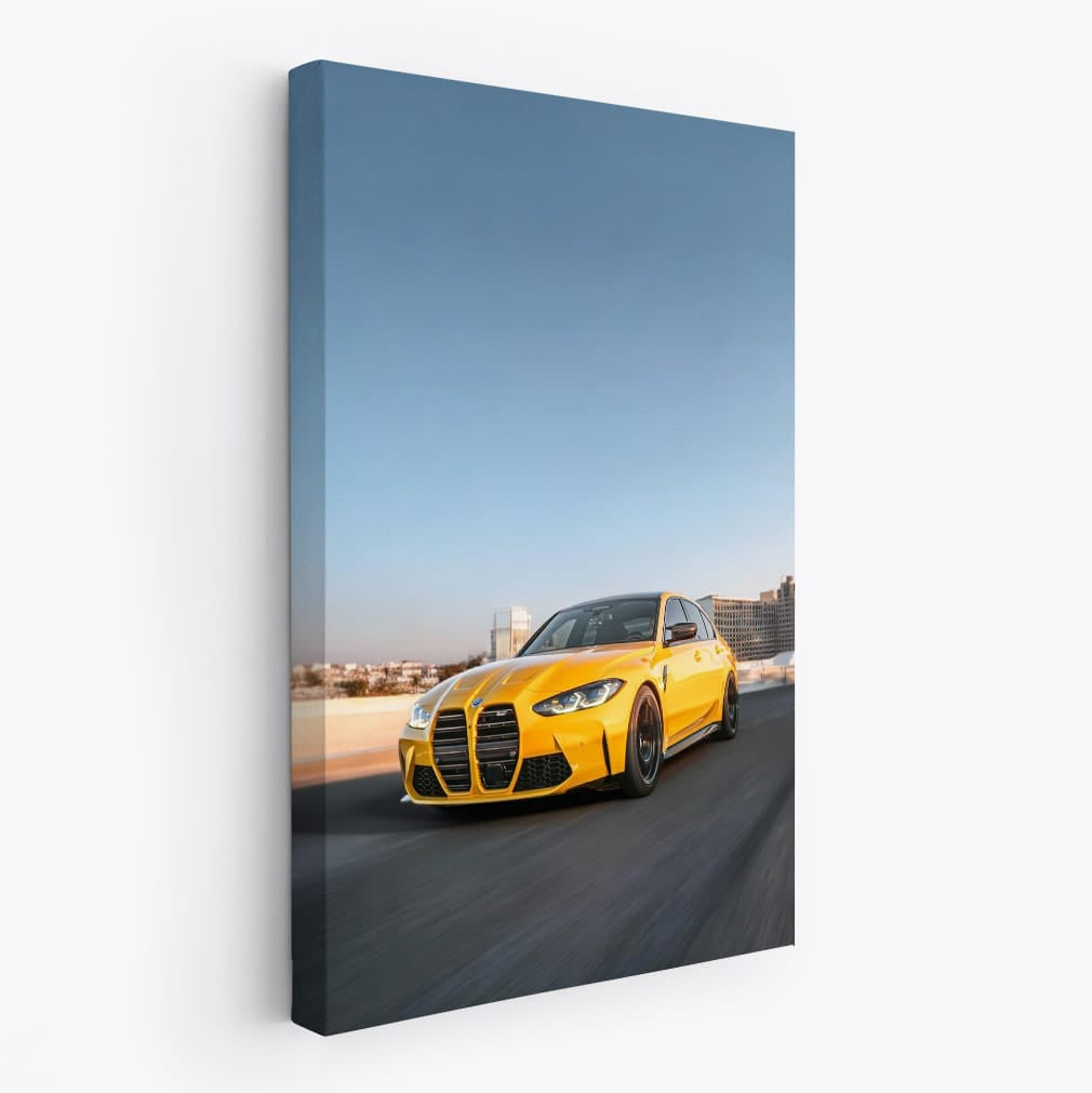 BMW M3 Competition Sedan with M xDrive in Yellow - Pure Thrill