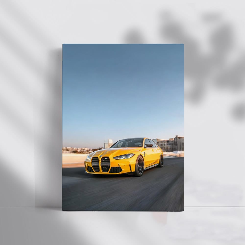 BMW M3 Competition Sedan with M xDrive in Yellow - Pure Thrill