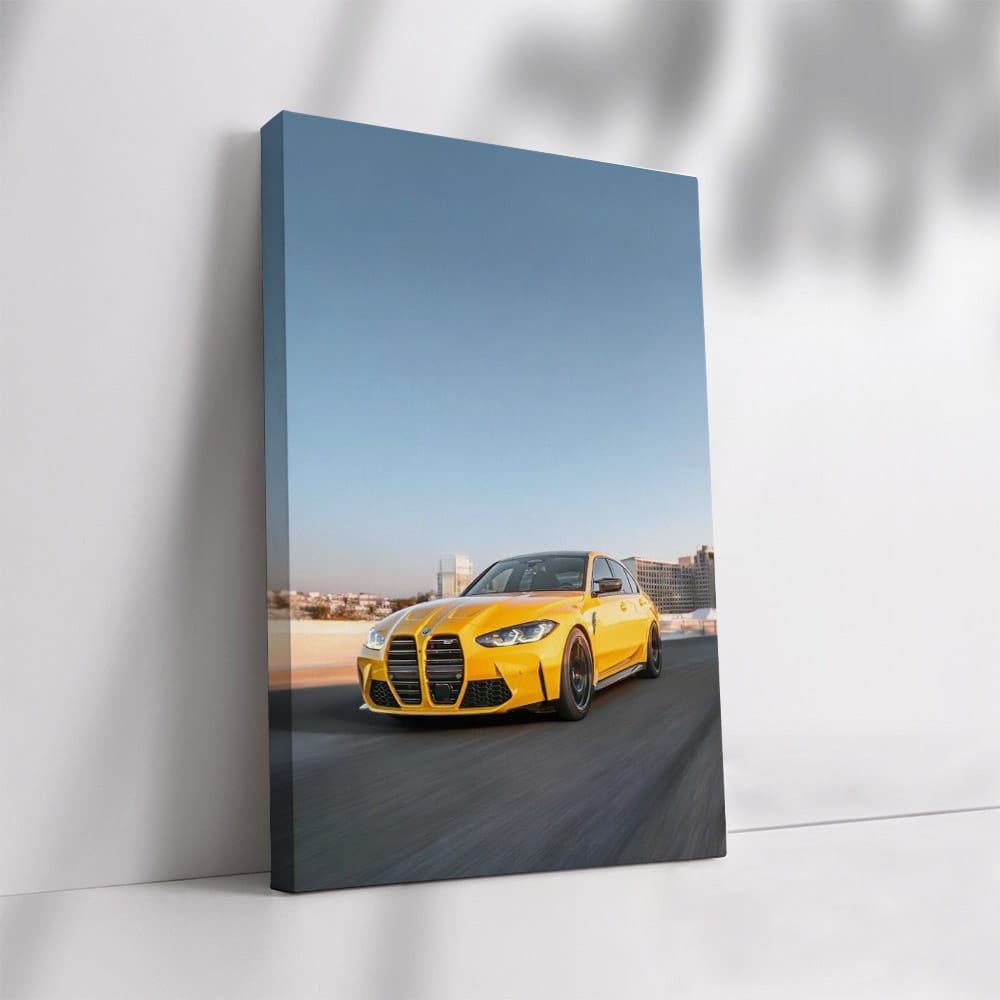 BMW M3 Competition Sedan with M xDrive in Yellow - Pure Thrill
