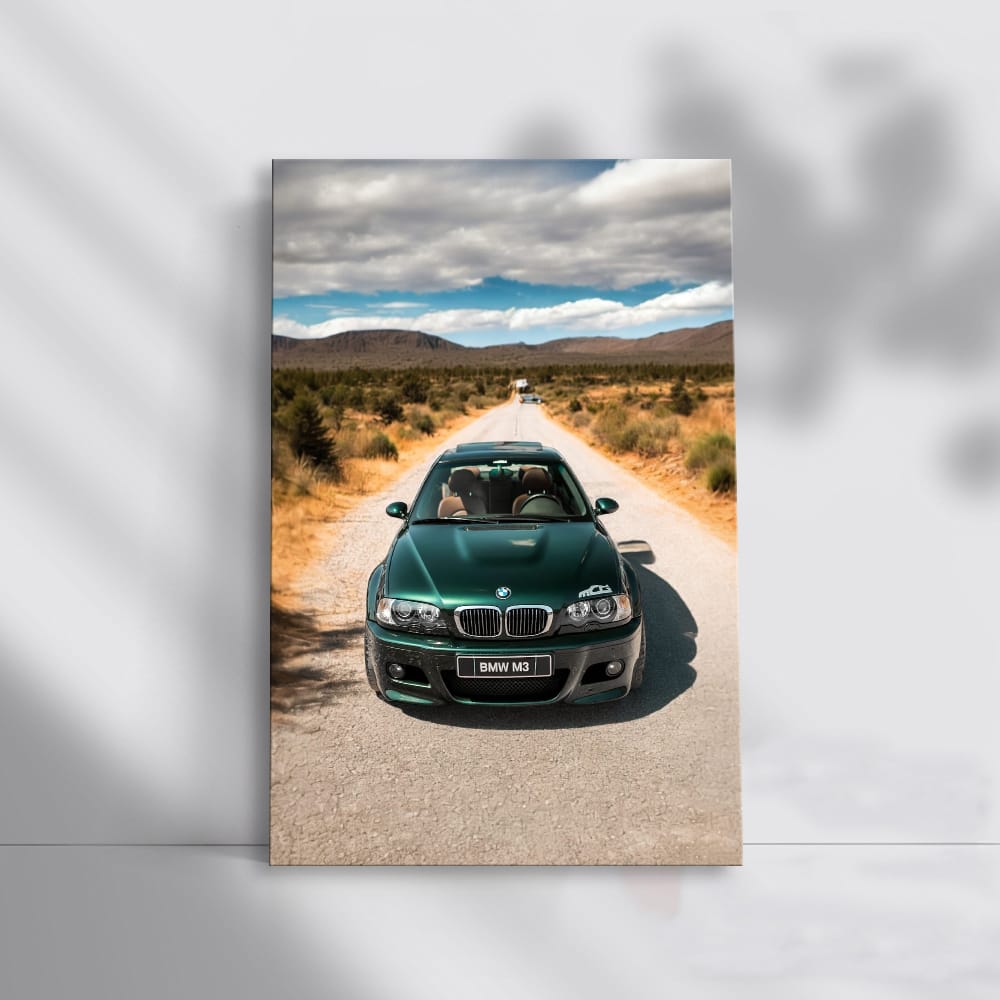 BMW M3 E46 Green in Remote Wilderness - Performance Unleashed