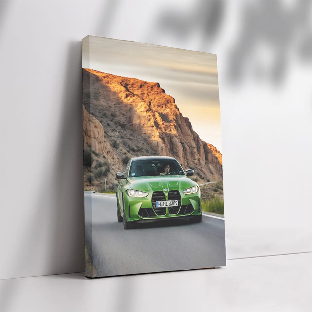 BMW G20 M3 in Green: Snake Through Mountain Roads
