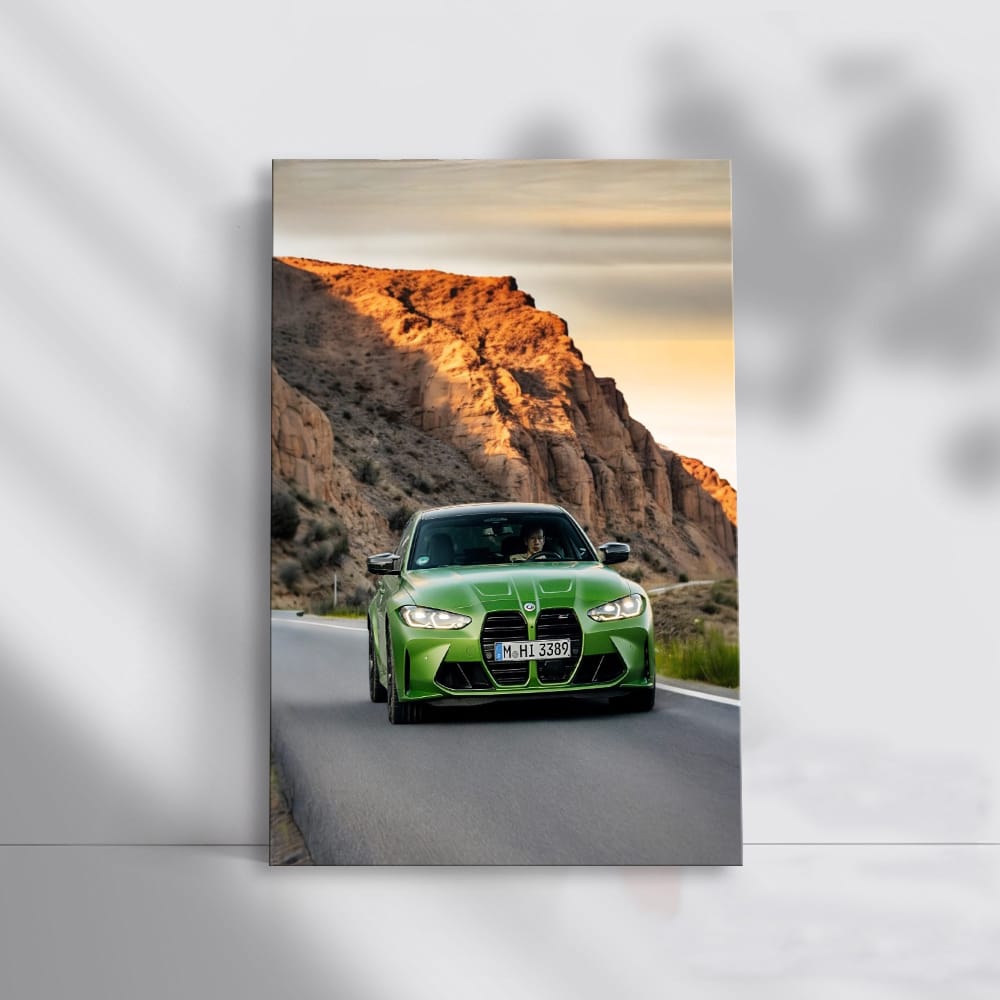 BMW G20 M3 in Green: Snake Through Mountain Roads