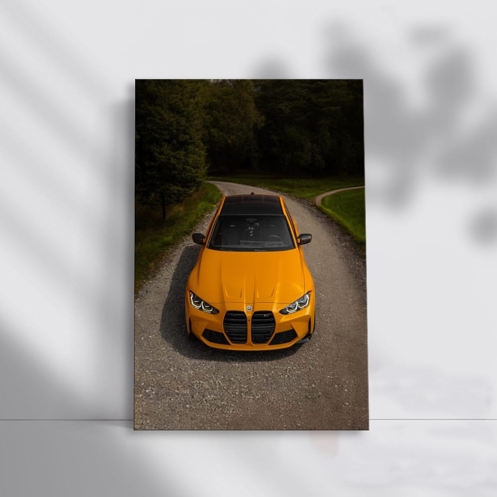 BMW G80 M3 in Vivid Orange Roaming Forest - Dynamic Thrill