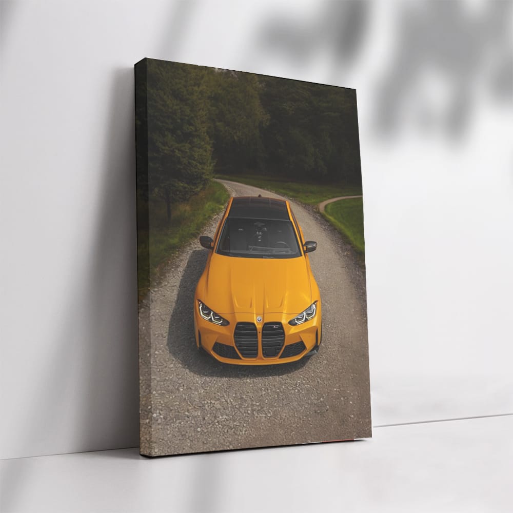 BMW G80 M3 in Vivid Orange Roaming Forest - Dynamic Thrill
