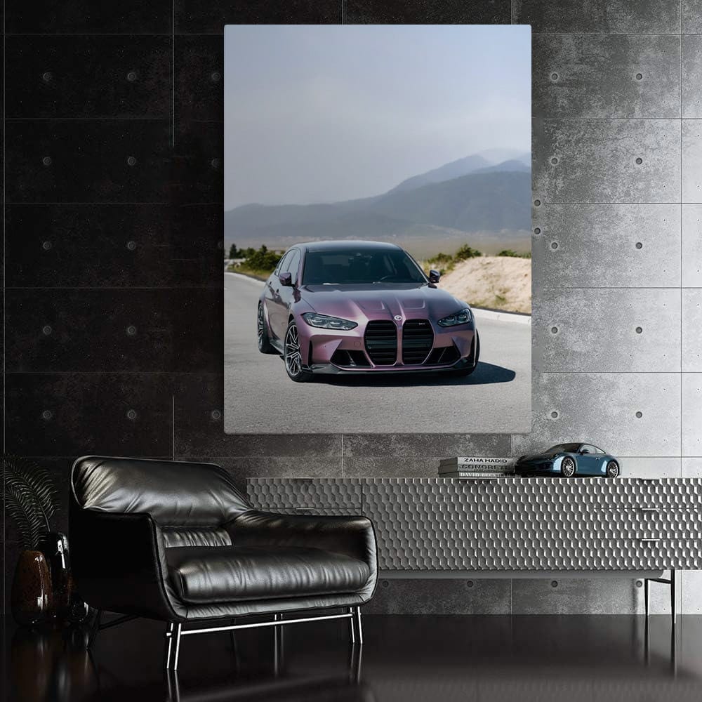 BMW M3 Sedan in Velvet Orchid Metallic - Elegance Redefined