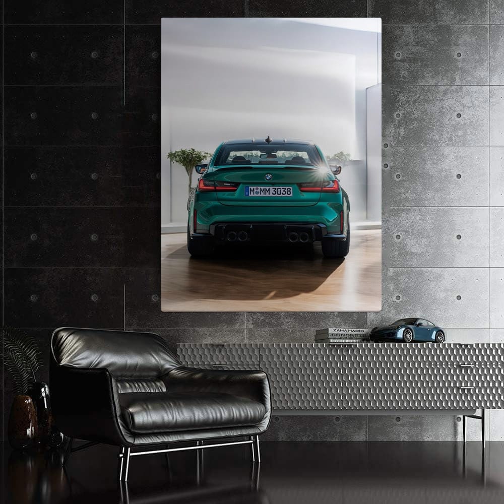 Green BMW M3 Sedan - Blend of Power and Elegance