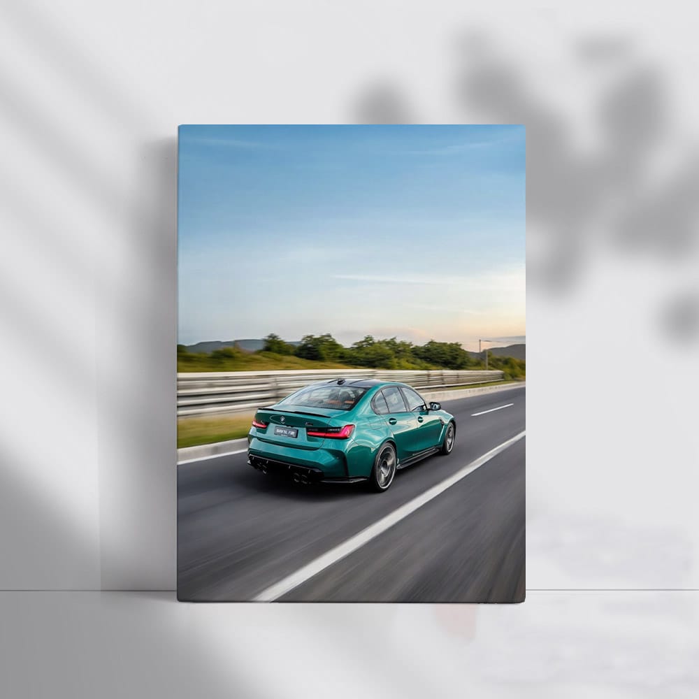 BMW M3 Green Sedan: Sleek and Powerful Driving Machine