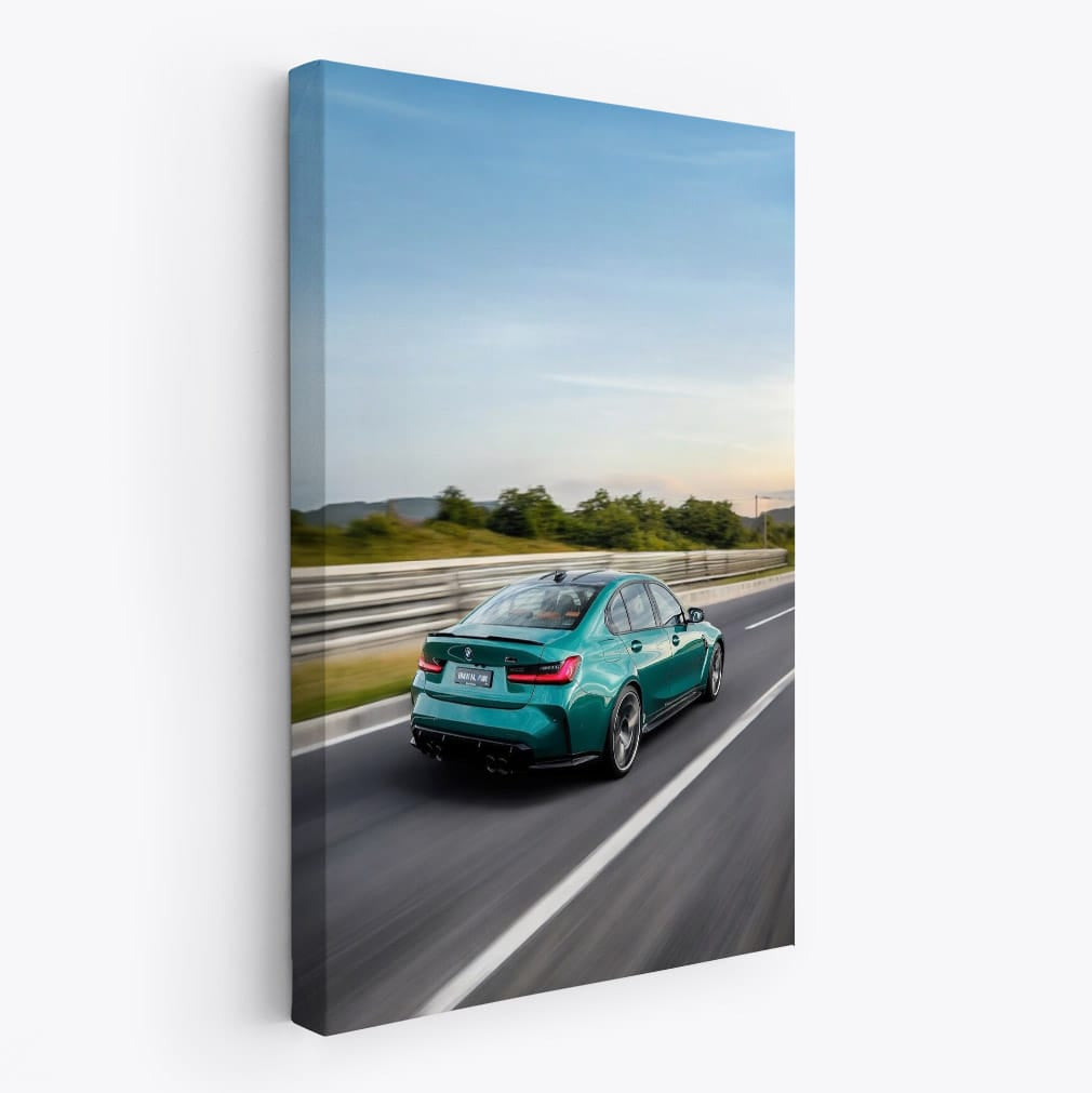 BMW M3 Green Sedan: Sleek and Powerful Driving Machine