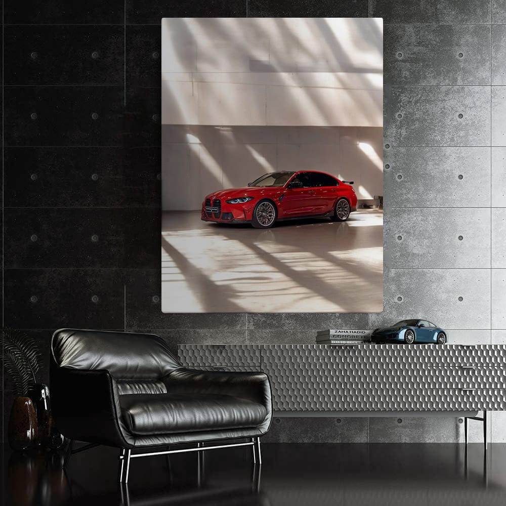 Stunning Red BMW M3: Unleash Power of Precision