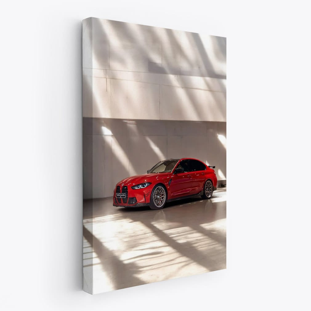 Stunning Red BMW M3: Unleash Power of Precision