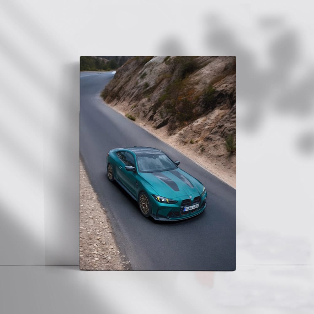 BMW M4 CS in Frozen Isle of Man Green Metallic - Pure Thrill